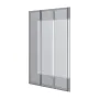 Шторка на ванну трьохелементна Style 1000х1500мм (right) chrome, скло 4мм clear — Photo 4