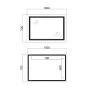 Дзеркало Qtap Cardinal 1000х700 з LED-підсвічуванням Touch, з антизапотіванням, з димером, рег. темп. кольору (3000-6500K) QT0478C10070 — Photo 10