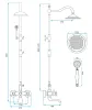 Душовий гарнітур REA BERGAMO ANTIQUE BRONZE з виливом — Photo 11