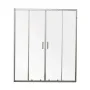Двері в нішу Mixxus Premium DIVERSE SD01-160x185-TR Chrome прозоре скло 5мм (MI6875) — Photo 5