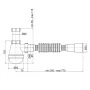 Сифон для раковини Lidz (WHI) 60 08 E003 00 (вихід 50 мм) — Photo 4