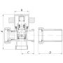 Кран триходовий 3/4x3/4x3/4 KOER KR.520 (KR0110) — Photo 4