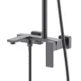 Душова система універсальна Qtap Gemini на три споживача (з виливом) QTGEM111GMB45688 Gunmetal Black PVD — Photo 6