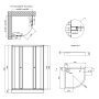 Набір Qtap душова кабіна CRM1099AC5 Clear 2020х900х900 мм + піддон Robin 309912C 90x90x12 см з сифоном — Photo 11