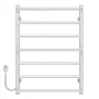Рушникосушарка електрична Ladder П7 500х700 Deffi нержавіюча сталь (Білий, EF16, Ліве підключення) — Photo 3