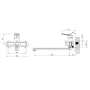Змішувач для ванни Mixxus Premium Matis 006 (EURO) (MI8262) — Photo 3