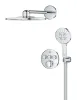 Душова система прихованого монтажу з термостатом Grohe Grohtherm SmartControl (34863000) — Photo 9