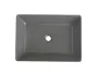 Раковина накладна Mixxus Premium QUADRO-0108 GRAY 550x390x145mm (MP6652) — Photo 11