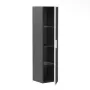 MORETTA пенал підвісний 125*30*27см, black — Photo 7