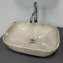 Умивальник (раковина) VBI RAVENNA BEIGE STONE GLOSSY накладний — Photo 6