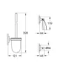 Набір аксесуарів 3 в 1 Grohe Essentials New (40407001) — Photo 5
