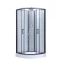 Душовий бокс Lidz Majatek SB90x90.BLA.LOW.TR, скло прозрачне 5 мм — Photo 10