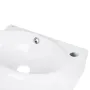 Комплект Qtap Leo: Раковина підвісна овальна права 430x290x140 мм White + Донний клапан PU02O — Photo 12