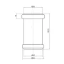 Муфта PPR каналізаційна TA Sewage 50 — Photo 3