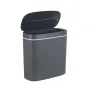 Відро для сміття сенсорне овальне Mixxus Flat-TC0109 Graphite 9 л колір графіт (MI7075) — Photo 11