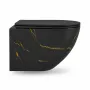 Підвісний унітаз VBI VULCANO BLACK MARBLE MATT TORNADO — Photo 8