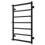 Рушникосушарка водяна Ladder П7 500х800 Deffi нержавіюча сталь (Чорний, Бокове ліве підключення) — Photo 4