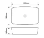 Раковина накладна Mixxus Premium DIVERSE-0111 600х380х140mm (MP6561) — Photo 12