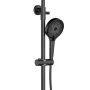 Душова система для душу Qtap Slavonice на два споживача QTSLA110BLM45914 Black Matt — Photo 9