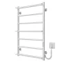 Рушникосушарка електрична Ladder П7 500х800 Deffi нержавіюча сталь (Білий, WD03, Праве підключення) — Photo 5