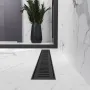 Трап лінійний AQUA 70cм та решіткою Line mattblack — Photo 6