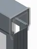 Двері в нішу Koer SR SD03-140x200-TR-01 прозоре скло Easy Clean 8мм, хром (KR5385) — Photo 44