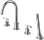 Змішувач для ванни KOHLMAN ROXIN CHROME на борт ванни * — Photo 3
