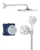 GROHTHERM SMARTCONTROL набор скрытого монтажа с верхним душем 310 , цвет хром — Photo 2