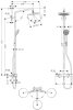 Croma 220 Showerpipe Душовий набір — Photo 3