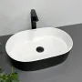 Умивальник (раковина) VBI VERONA 50 BLACK WHITE накладний — Photo 4
