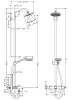 Croma 100 Showerpipe Душова система з термостатом — Photo 3