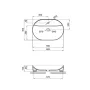 Раковина-чаша Qtap Scorpio 610x400x120 Matt black QT142203MBMBN — Photo 6