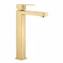Змішувач для раковини VBI LORENO BRUSHED GOLD високий — Photo 2