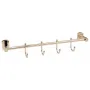 Тримач для рушника Qtap Liberty 4 крючки 450 мм QTLIBORO11544 Gold — Photo 4