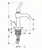 Axor Terrano - змішувач на тюльпан (хром) HANSGROHE 37001000 — Photo 3