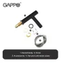Змішувач для умивальника GAPPO G1052-86, чорний — Photo 10