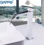 Змішувач для умивальника GAPPO G1007-31, білий/хром — Photo 6