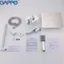 Вбудована душова система GAPPO G7107, вилив - перемикач на лійку, 3-функції, хром — Photo 4