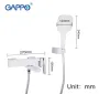 Змішувач для ванни GAPPO G3217-8, білий/хром — Photo 5